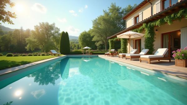 Trouvez une maison à la campagne avec piscine pour vos vacances
