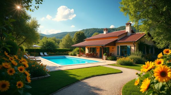 Trouvez une maison à la campagne avec piscine pour vos vacances